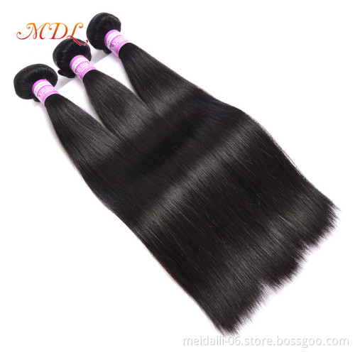 Fast Shipping hot sale Indian Virgin Hair 100% Unprocessed Straight Hair Weave Bundles